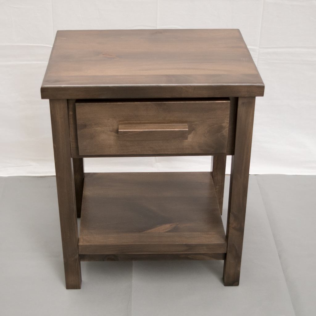Rustic Farmhouse Nightstand Handcrafted, Solid Wood