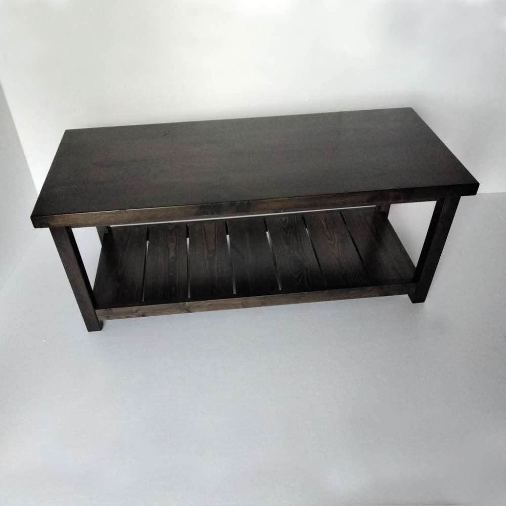 Rustic Farmhouse Coffee Table Handcrafted, Solid Wood